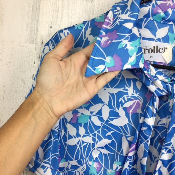 Vintage 60s The Stroller A-line Shift Dress Mod Gogo Hippie Retro Floral Pocket - Picture 5 of 9